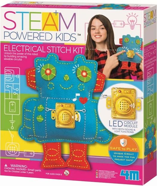 Творчески комплект 4M - Уший сам робот с електрическа верига