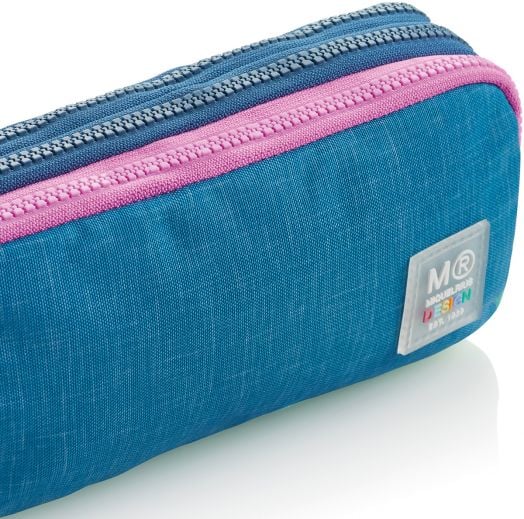 Несесер Miquelrius Rider Purple с три отделения, овален