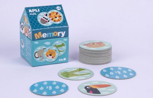 Детска мемори игра Apli Kids - Сафари животни