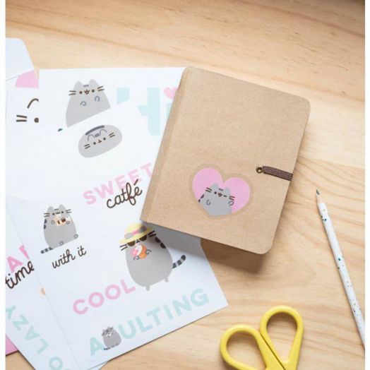 Стикери за устройства Pusheen The Cat Foodie