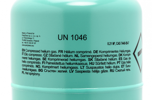 Бутилка с хелий за 30 балона PartyDeco