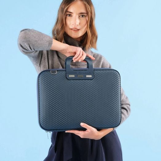 Чанта за лаптоп Bombata - Trama, 13-14 инча, тъмносин