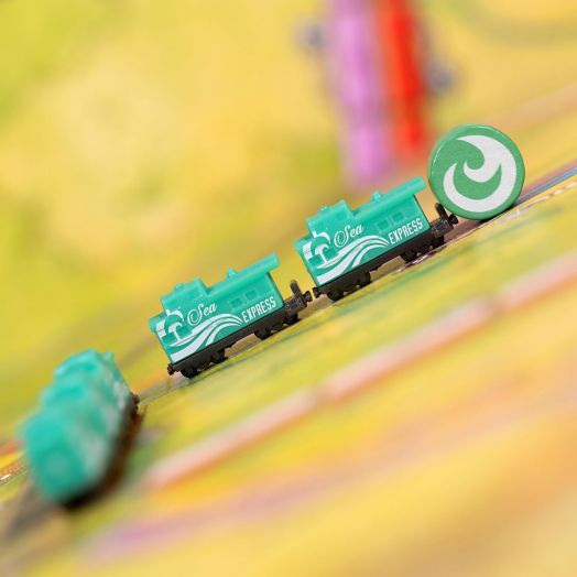 Разширение за настолна игра Ticket to Ride: Deluxe Train Set - Green