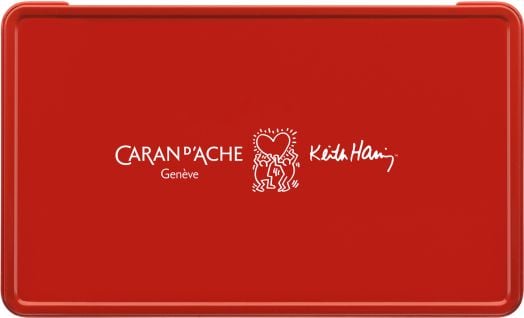 Комплект химикалка Caran D'Ache - Keith Haring