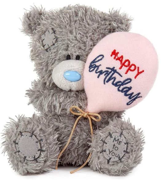 Плюшено мече Me To You с балон - Happy Birthday