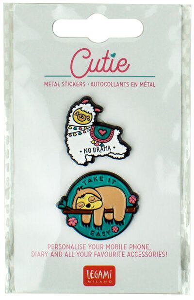 Метални стикери Legami - Take It Easy, 2 бр.