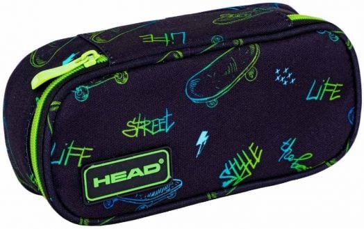 Овален ученически несесер Astra Head - Скейт начин на живот