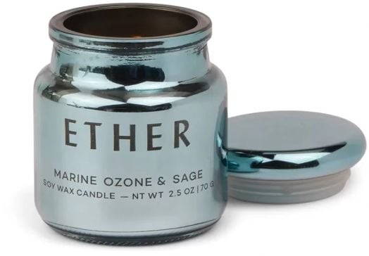 Ароматна свещ Paddywax - морска сол и градински чай