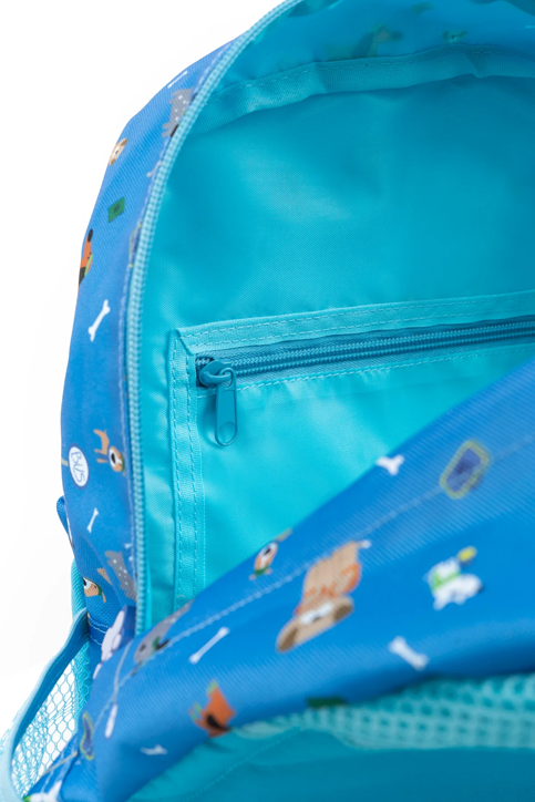 Ученическа раница Ambar Pets Friends, синя