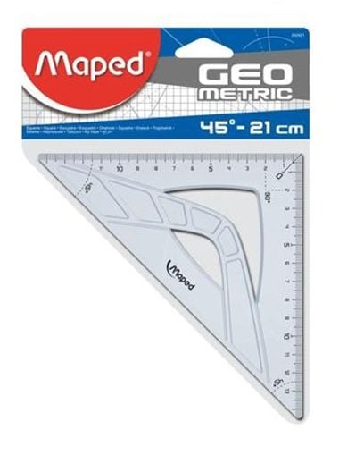 Правоъгълен триъгълник Maped Geometric, 45°