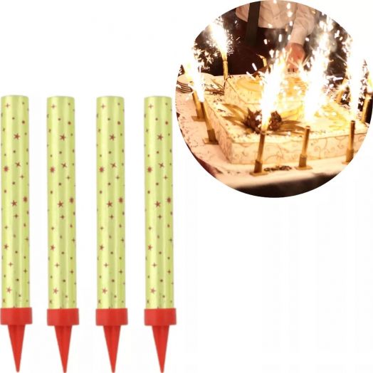 Фонтани за торта PartyDeco, 4 бр.