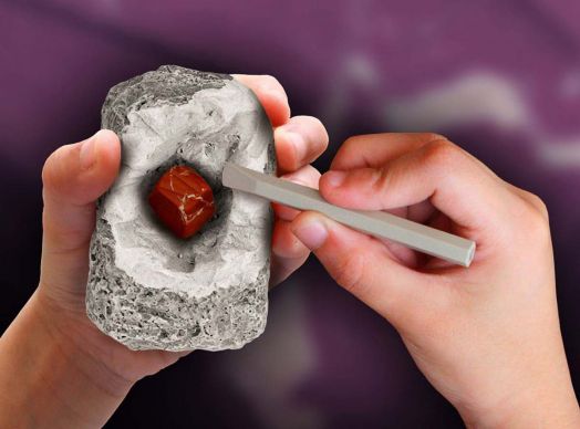 Игрален комплект Thames & Kosmos - Минерали за изкопаване