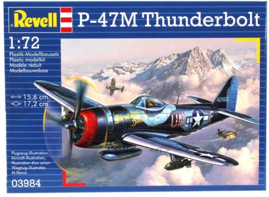Сглобяем модел Revell - Самолет P-47M Thunderbolt