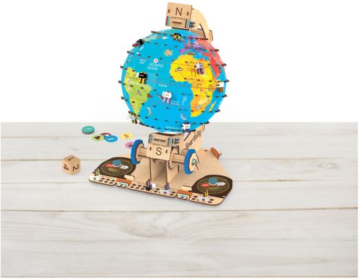 Дървен конструктор Smartivity - Глобус