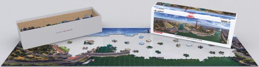 Панорамен пъзел Eurographics - Париж, 1000 части