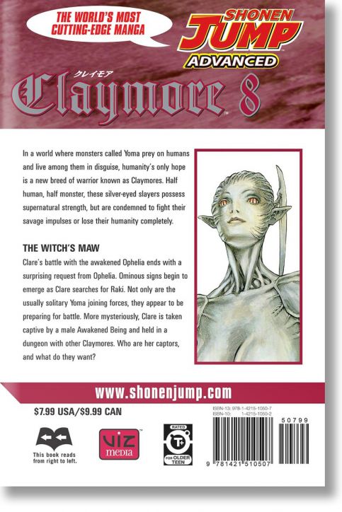 Claymore, Vol. 8