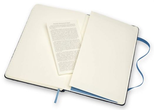 Тефтер Moleskine Limited Editions Blend Collection Blue Tissu с твърди корици и линирани страници