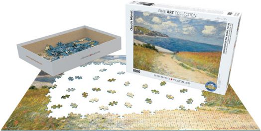 Пъзел Eurographics - Път сред полета от пшеници, 1000 части