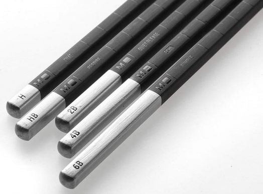 Комплект моливи Moleskine Drawing Graded в метална кутия