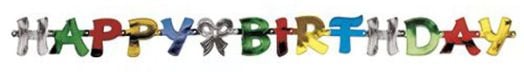 Хартиен парти гирлянд Happy Birthday