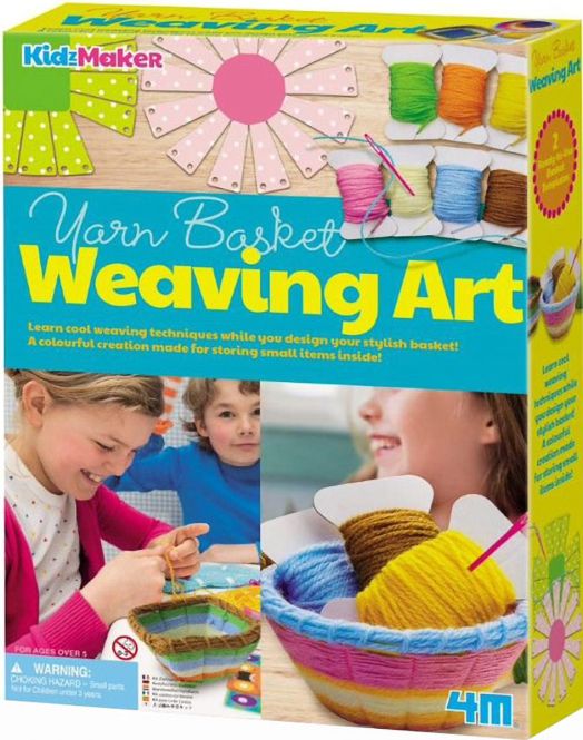 Творчески комплект 4M - Направи сам кошница от прежда