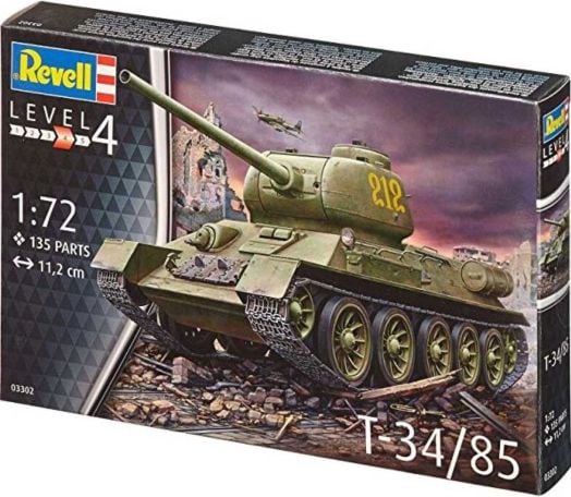 Сглобяем модел Revell - Танк T-34/85