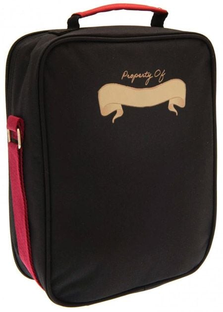 Черна чанта за обяд с дълга дръжка Harry Potter Hogwarts, 2 отделения