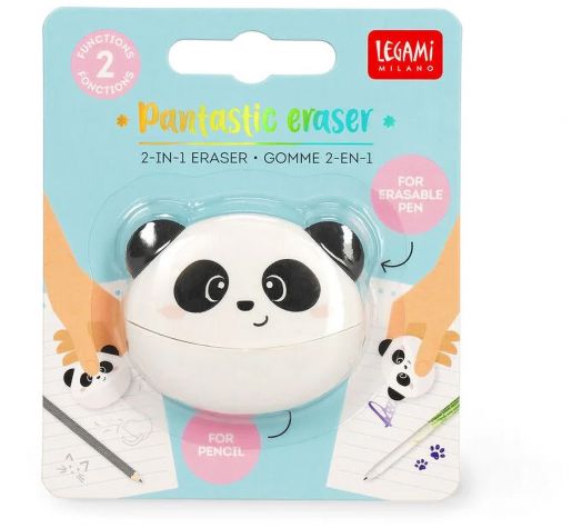 Гумичка за триене 2-в-1 Legami - Panda
