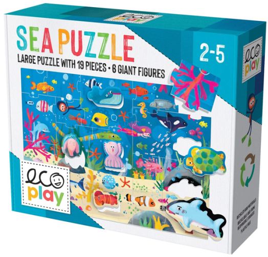 Образователен пъзел Headu - На морското дъно