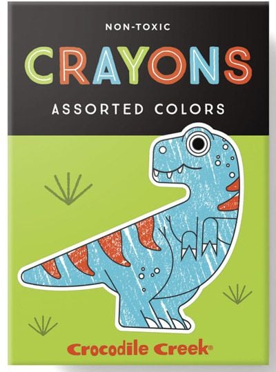 Стикери за оцветяване Crocodile Creek – Динозаври