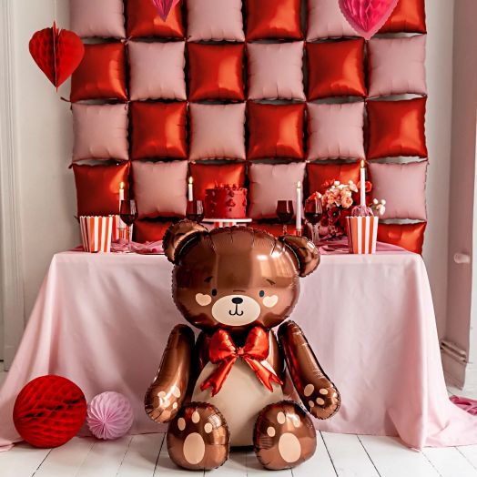 Фолиев балон PartyDeco - Мече