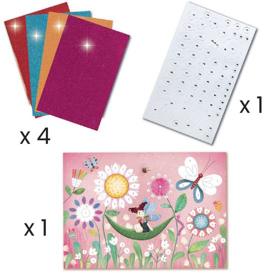 Креативен комплект с шест активности Djeco - Fairy Box