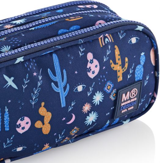 Несесер Miquelrius Desert с три отделения и дръжка, овален