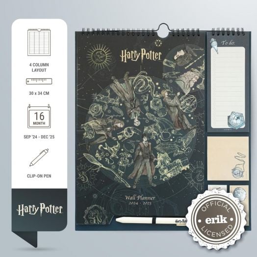 Планер-пад Grupo Erik Harry Potter за 16 месеца - септември 2024 / декември 2025 година