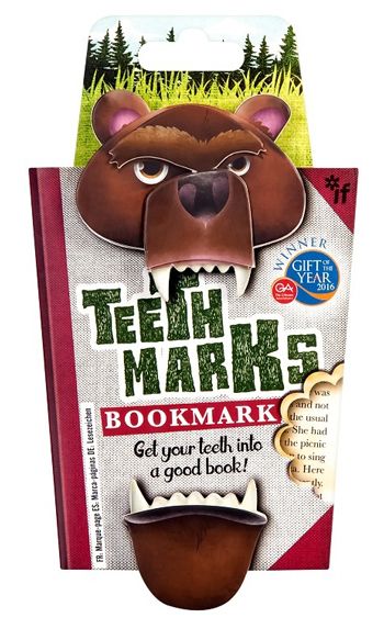Разделител за книга със зъби - Мечка