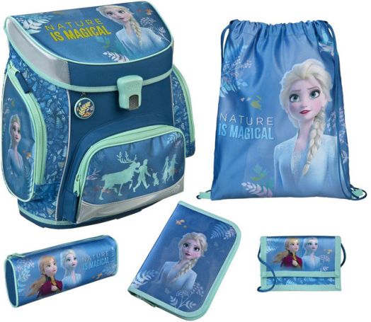 Комплект ученическа раница Frozen, ергономик, модел 2020