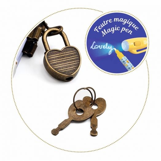 Таен дневник с магическа химикалка Djeco - Kendra, зайче