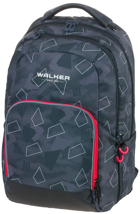 Ученическа раница Schneiders Walker College 2.0 - Grey Polygon