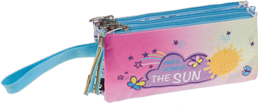 Несесер Busquets The Sun 2023 с три отделения, празен