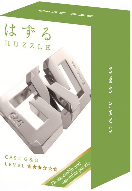 3D пъзел Eureka Hanayama Cast Mini Huzzle G&G