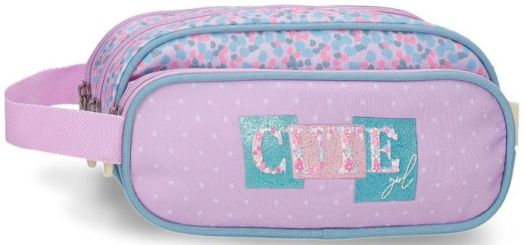 Несесер Enso Cute Girl с три отделения и ръкохватка