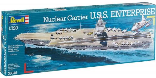 Сглобяем модел Revell - самолетоносач Nuclear Carrier U.S.S. Enterprise