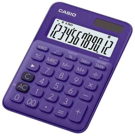 Калкулатор Casio MS-20UC, Purple