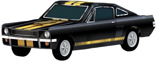 3D пъзел Revell - 1966 Shelby Mustang GT350-H