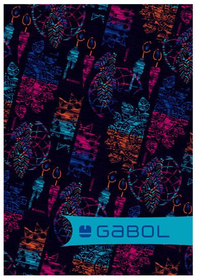 Тетрадка Gabol А4, 60 листа - широки редове, за момиче