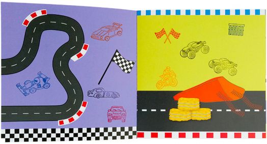 Творчески комплект с печати Floss & Rock - Cars