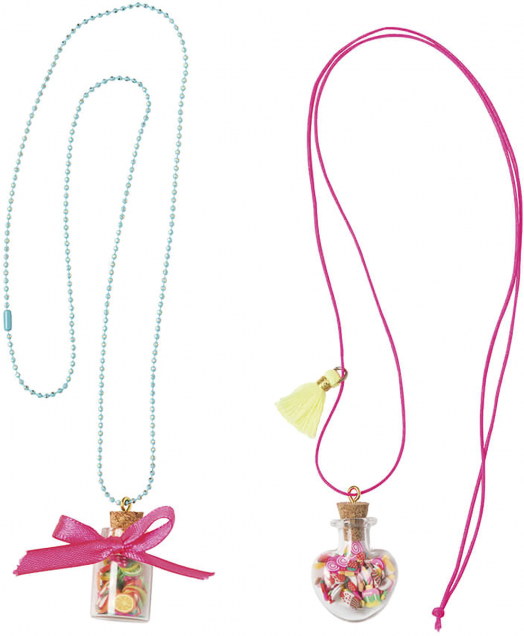 Креативен комплект Janod - Направи си бижута с флаконче с лакомства