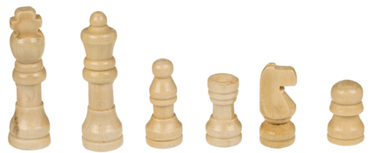 Сгъваем дървен шах Out of the Blue, 34 х 34 см.