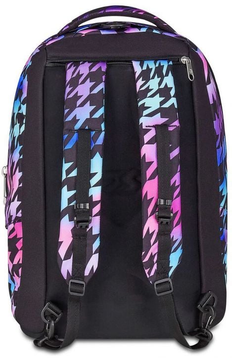 Ученическа раница на колела Seven Detach Glow Love и телескопична дръжка