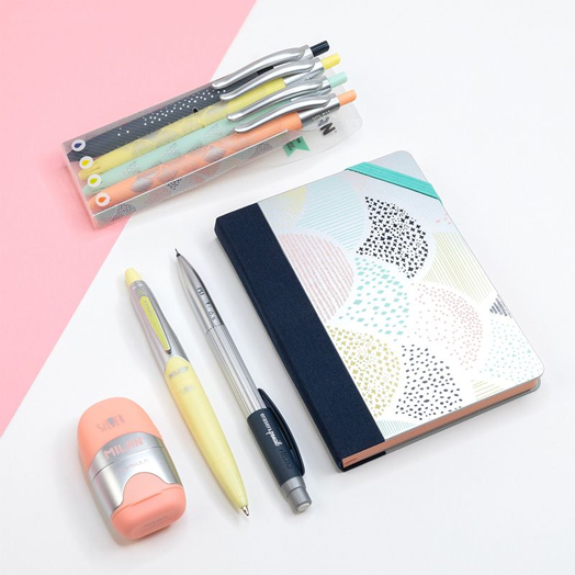 Химикалка Milan Capsule Silver, асортимент